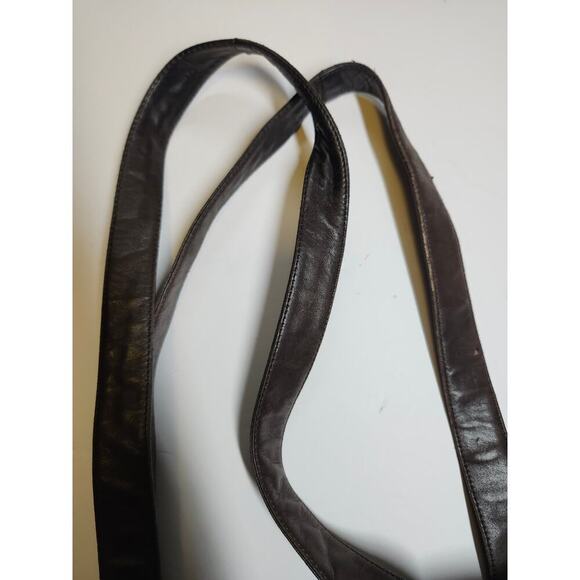 Prada Chocolate Brown Microfiber leather bag - Picture 3 of 9